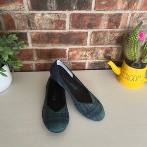 Rothy’s pine plaid flats